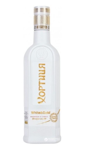 Водка Хортица "White &amp; Gold" (500мл / 6, 40% об.)