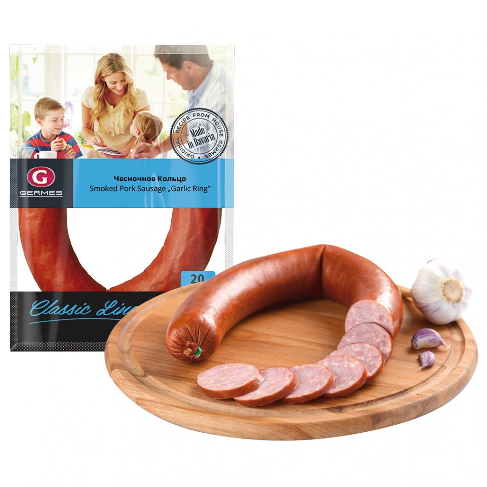 salsicha anel de alho 600g