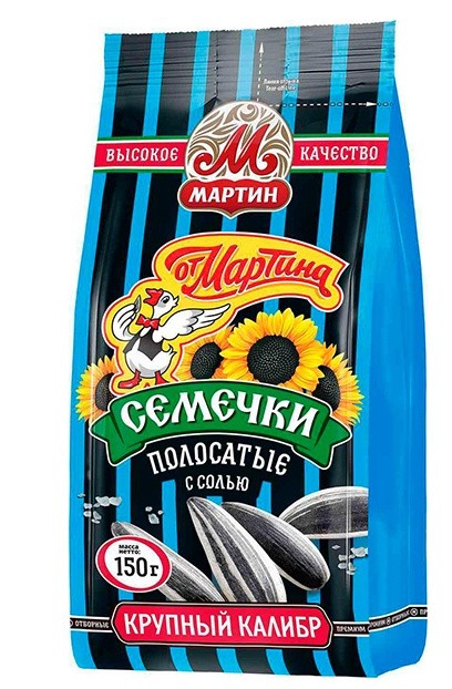 Семечки от Мартина полосатые 150г