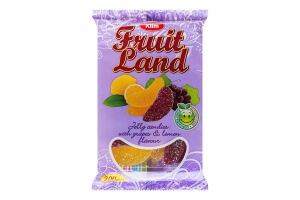 МАРМЕЛАД ЖЕЛЕЙНЫЙ ВИНОГРАД-ЛИМОН FRUIT LAND  200Г