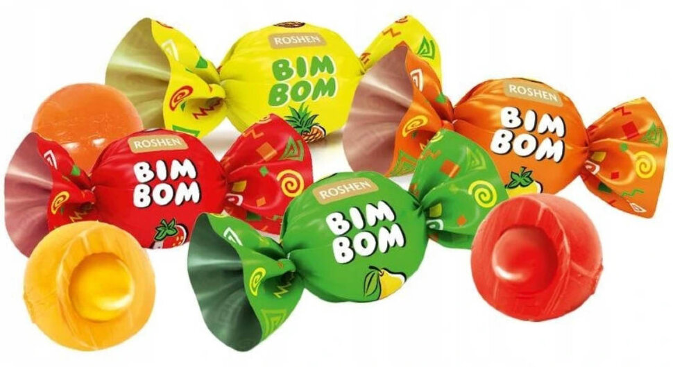 Doce russo. Doces russos "BIM-BOM", Ucrânia, 100 g