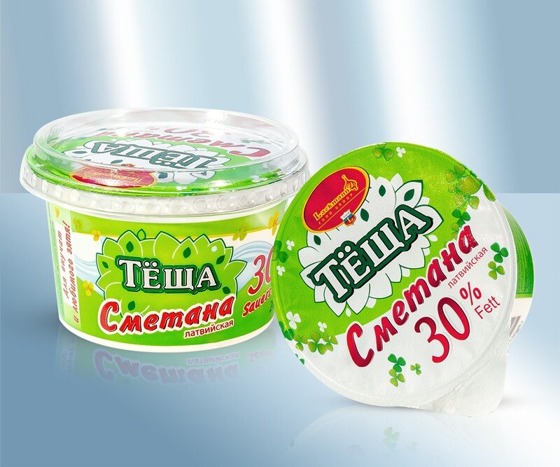 Сметана "Тёща" 30% жирность, 200 г