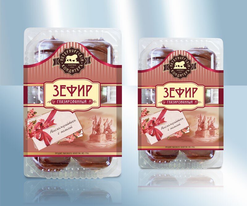 Зефир в шоколаде "Петербургский", 450 г