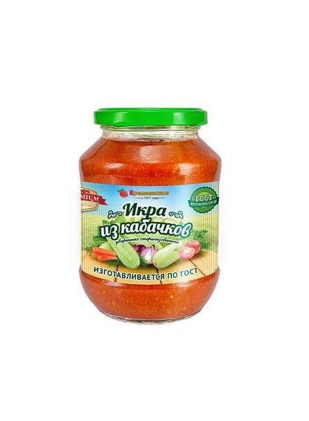 Comida rusa. Pure de calabacines, 480 g