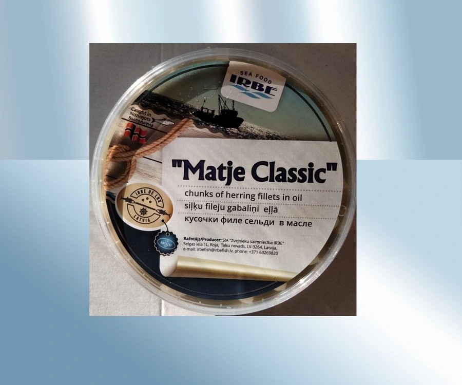 Шматочки філе оселедця "Matje Classic" в олії 260г