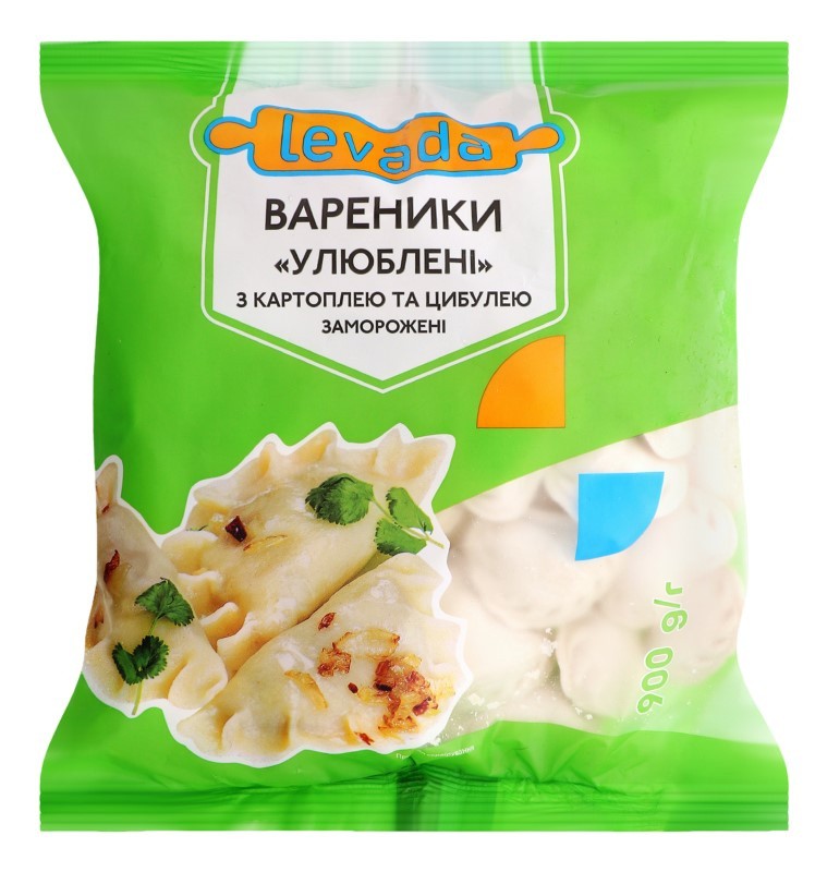 Вареники з картоплею та цибулею Улюблені 900г Levada