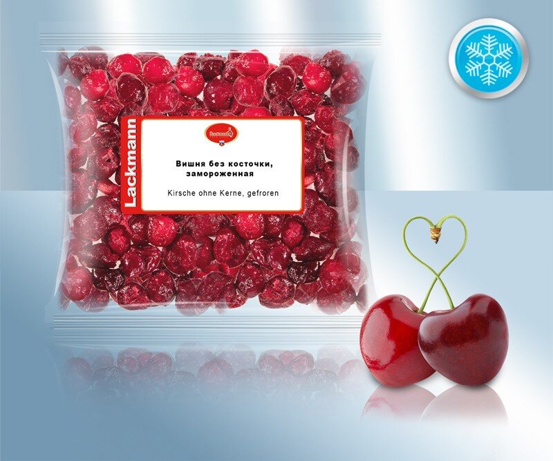 Вишня без косточки, замороженная, 300 г
