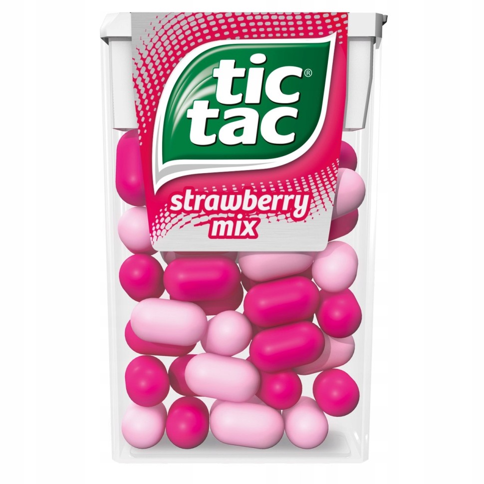 Mezcla de fresas TIC TAC, 18 g 