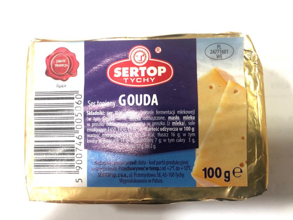 queijo processado 100 g