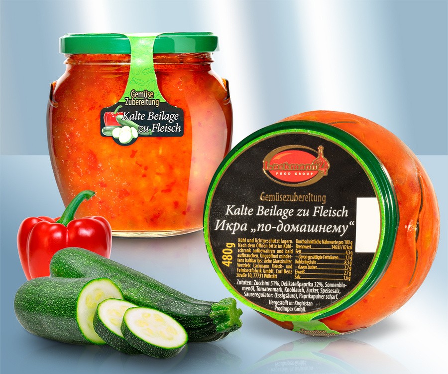 Caviar de calabacín con verduras 480g