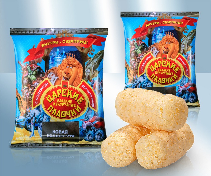 Кукурузные палочки Царские для Мальчиков с Игрушкой 70г