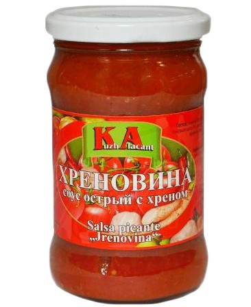 . Salsa agudo con el rabano silvestre, 300 г