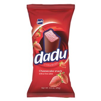 Queso carbonatado con sabor a fresa
