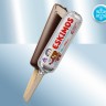 Sorvete esquimó com cobertura de chocolate (com creme) "OURO BRANCO", 110ml
