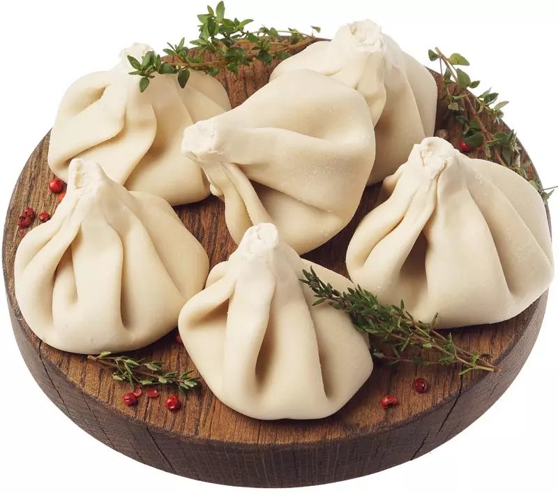 Khinkali recheio de carne de porco 800g