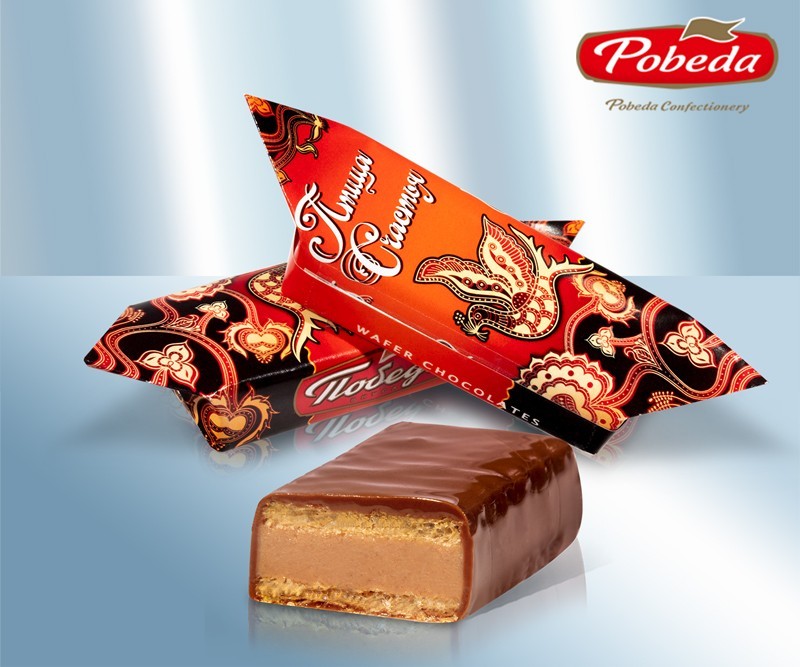 Конфеты вафельные "Птица счастья", 100 г