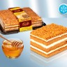 Торт "Медовик" на сметане, со вкусом меда, замороженный 1кг