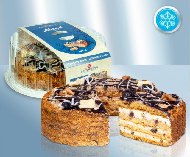 Торт "Вечір" з горіхами, сливою та медом, 900 г