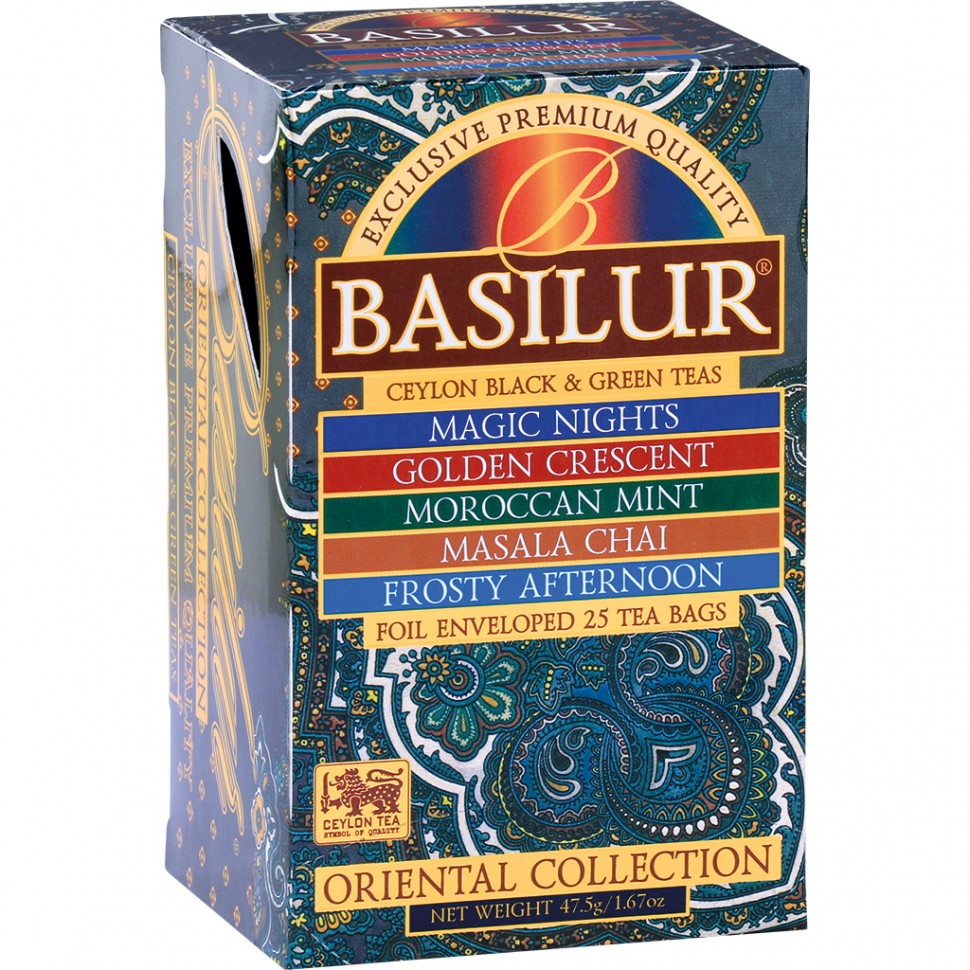 Чай Basilur oriental collection 47,5 г  25 пак.