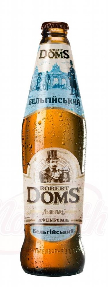 Пиво "Robert DOMS" бельгійський 4,3% алк