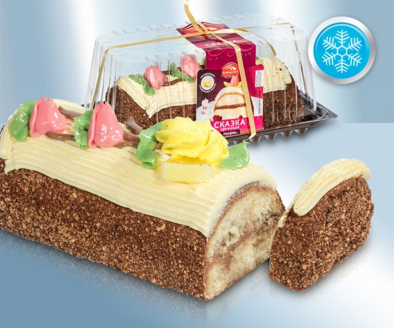 Карамельний торт "Кремова КАЗКА", 400 г