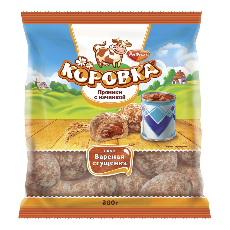 Пряники Коровка вареная сгущенка 300г