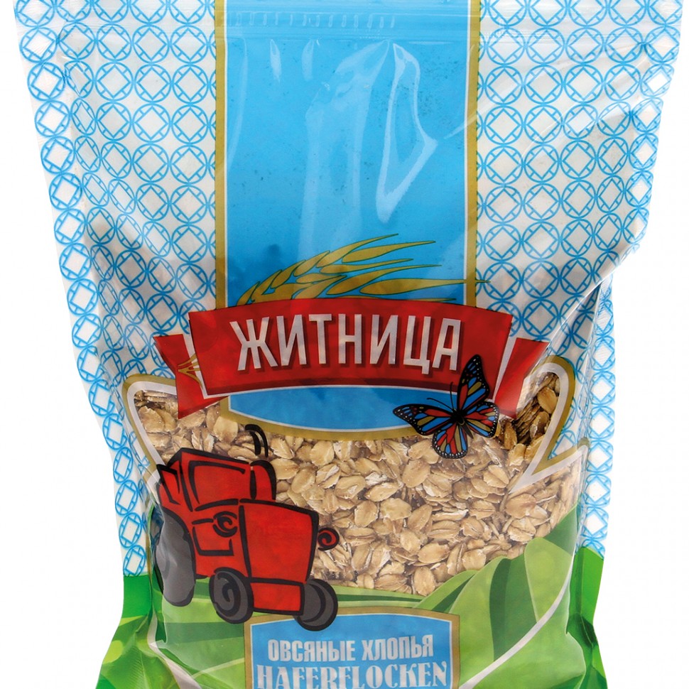 Овсяные хлопья Житница 500 г