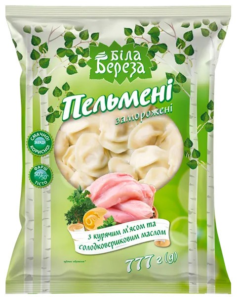 Пельмени с куриным мясом 777г