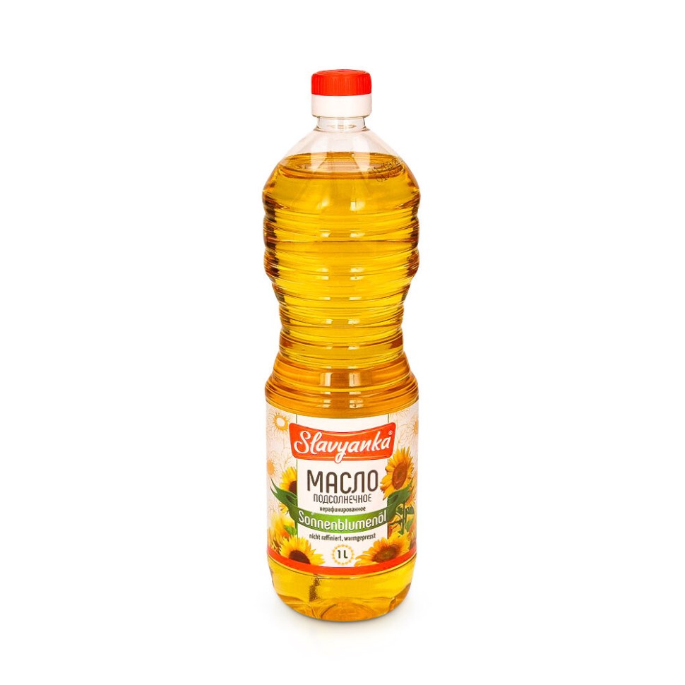 Aceite de girasol Slavyanka sin refinar 1l