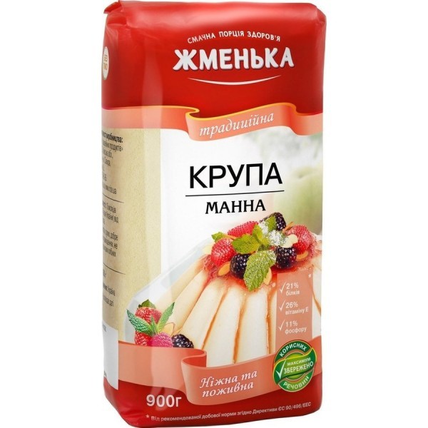 Крупа "Жменька" Манная Ласочка 900г