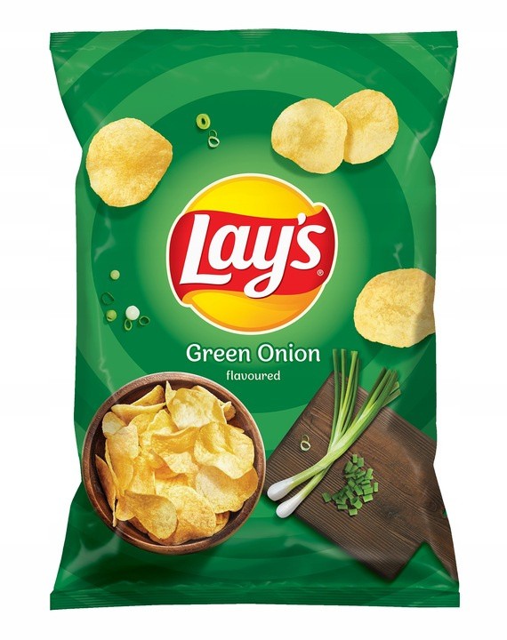 Чіпси Lays Green Onion Зелена цибуля 130 г