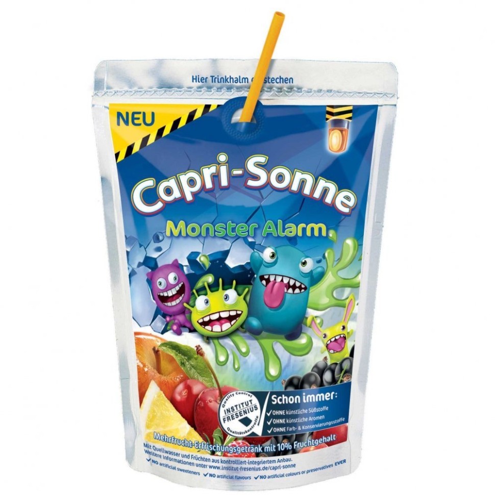 Сік фруктово-ягідний Capri-Sun Monster Alarm 200 мл