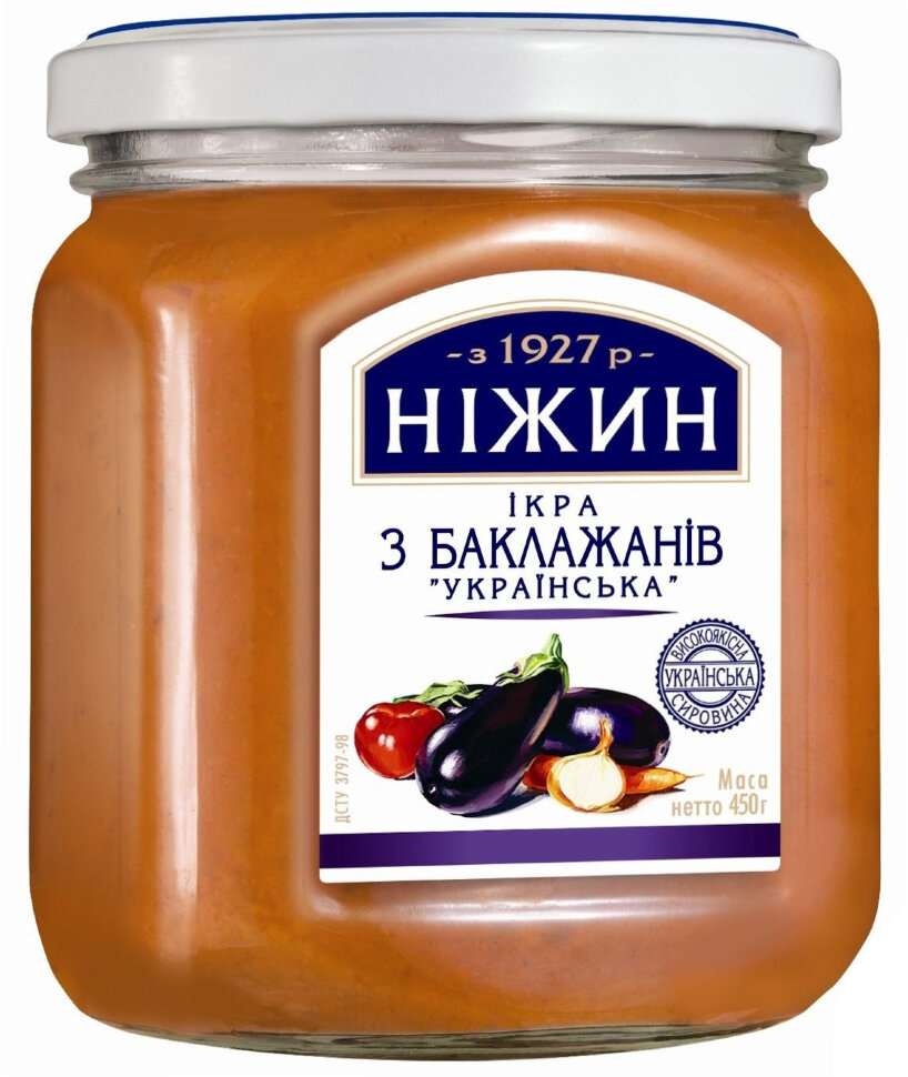 Икра баклажанная Нежин, 450 г