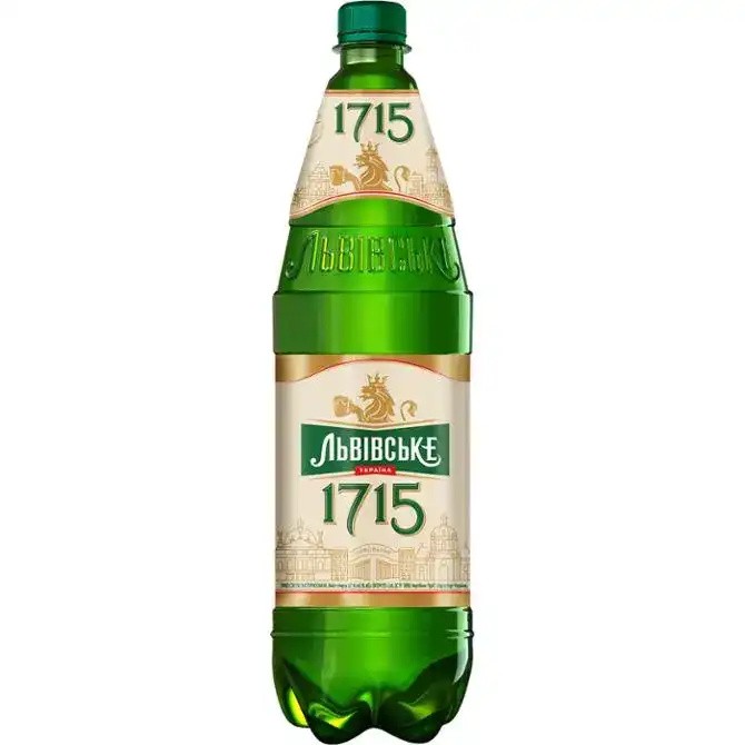 Пиво Львовское 1715 ПЭТ, 1.12л