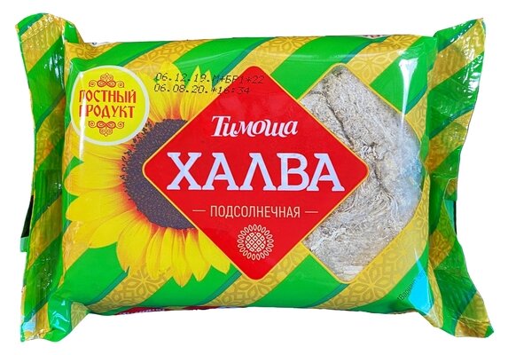Халва подсолнечная "Тимоша" ванильная, 350 г