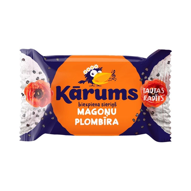Sorvete de papoula com queijo carums 45 g