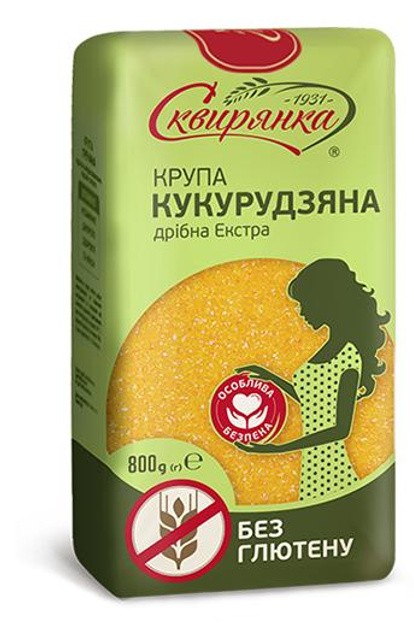 Крупа кукурузная мелкая Сквирянка 800г
