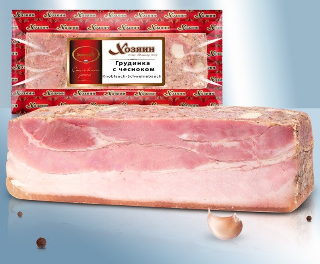 Грудинка с чесноком 300Г