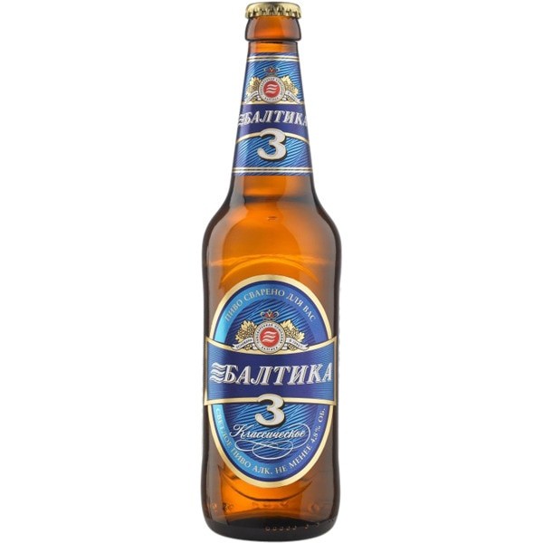 Cerveza ligera Baltika No. 3 0,5l 4,8%