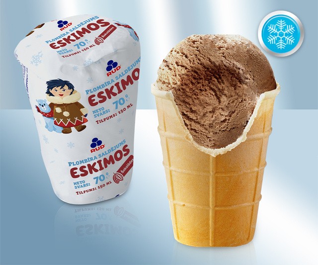 Мороженое шоколадное Eskimos, 130мл