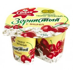 Requesón con cerezas 150g SVALIA 
