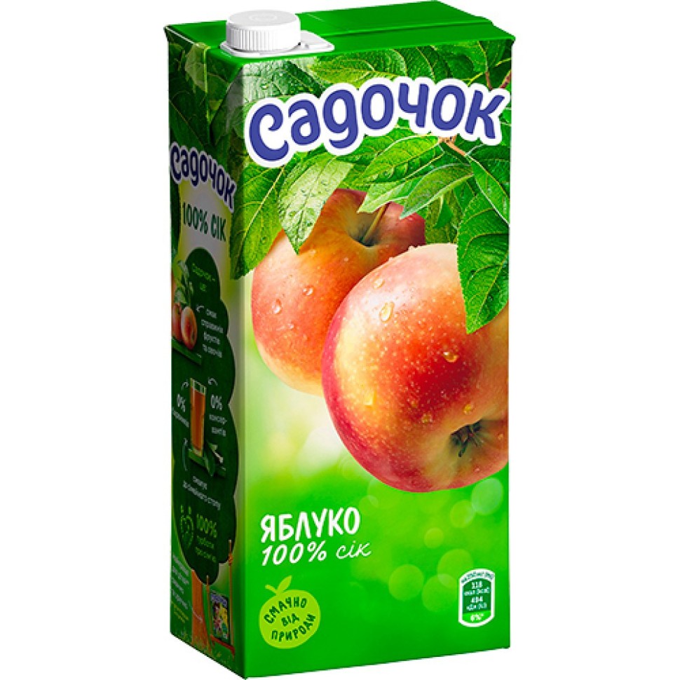 Сок Садочок Яблочный 0,95 л