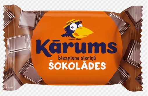 Coalhada de queijo glaceada com chocolate KARUMS 45g