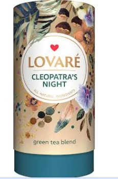 Чай LOVARE Cleopatras night тубус 80г