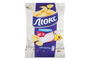 Чипсы картофельные Сметана и лук Люкс м/у 125г