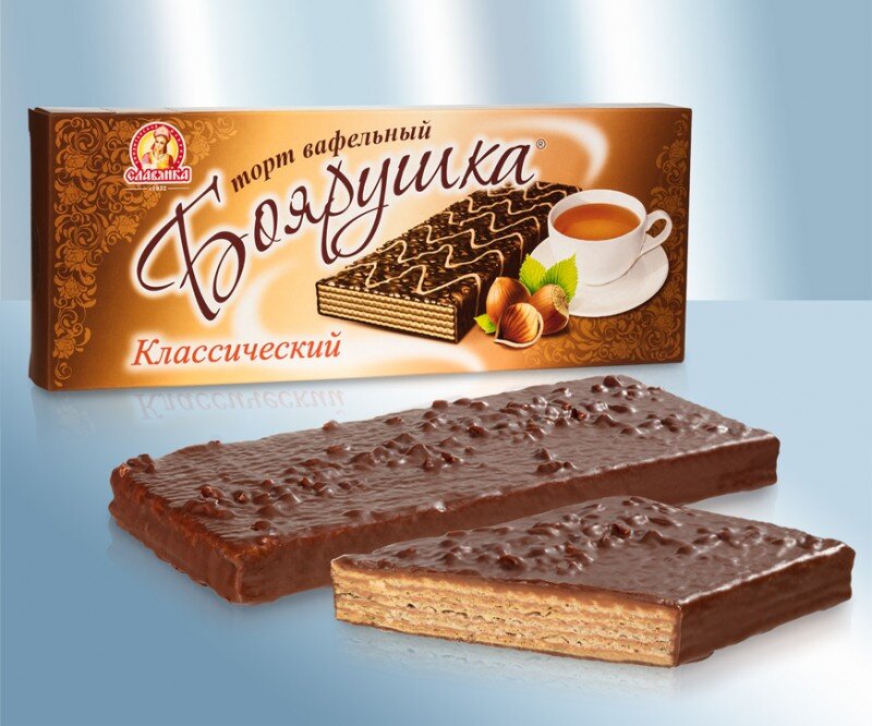 Doce russo. Bolo "Boyarushka", 230 g