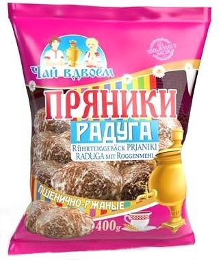 пряники радуга пшенично ржаные 400 г