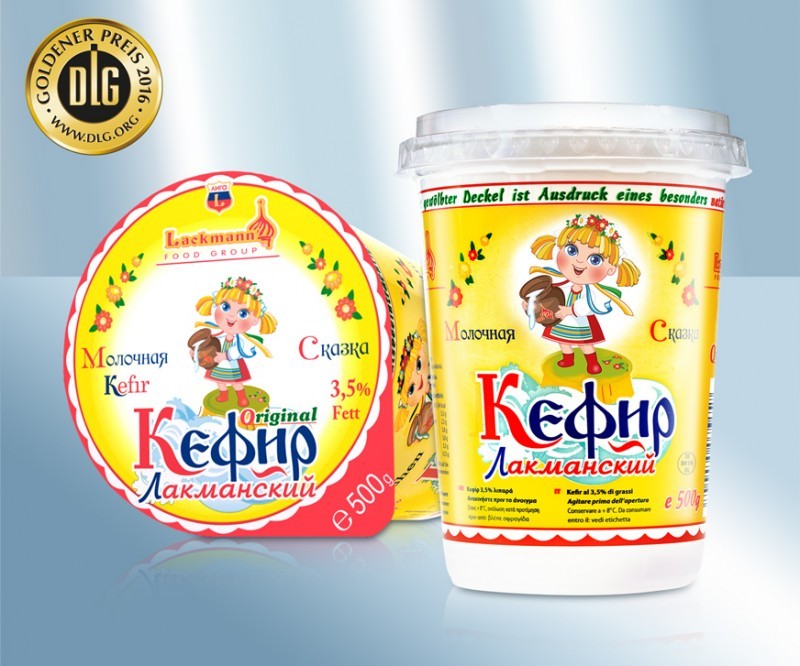 Кефир 3.5% "Lackmann", 500 г