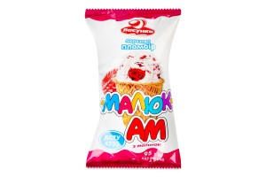 Пломбир с малиной Малюкам 95г