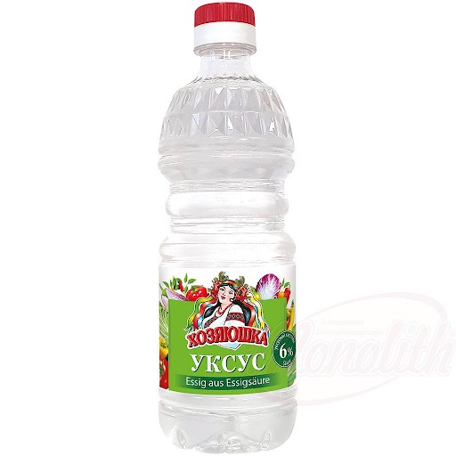 Оцет з оцтової кислоти, 6%, Хазяюшка.